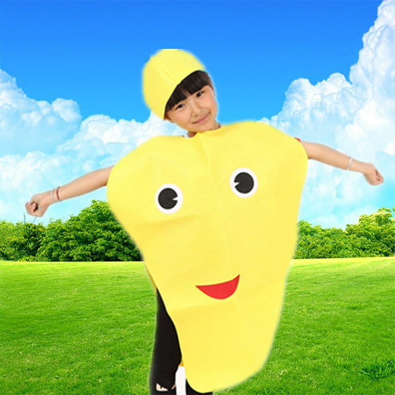 TureClos Kids Costume Non woven Fabric Fruit Outfit Party Fancy Dress Mango Walmart