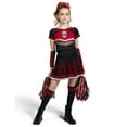 thumbnail image 6 of Joyfy Cheerleader Costume for Girls, Bad Spirit Costume for Kids, Skull Scary Outfit with Accessories for Halloween Party Cosplay, 6 of 9