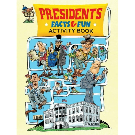 Dover Kids Activity Books: U.S.A. Presidents Facts & Fun Activity Book, (Paperback)
