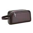 thumbnail image 1 of Cartera para hombre con tarjetero para teléfono, cartera informal de negocios con múltiples bolsillos, bolso de mano para hombre , MARRÓN Marrón, 1 of 9