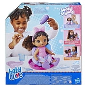 Baby Alive: Sudsy Styling 14-Inch Doll Black Hair, Brown Eyes Kids Toy for Boys and Girls