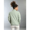 thumbnail image 5 of Women Solid Windcheater Bomber Jacket, 5 of 7