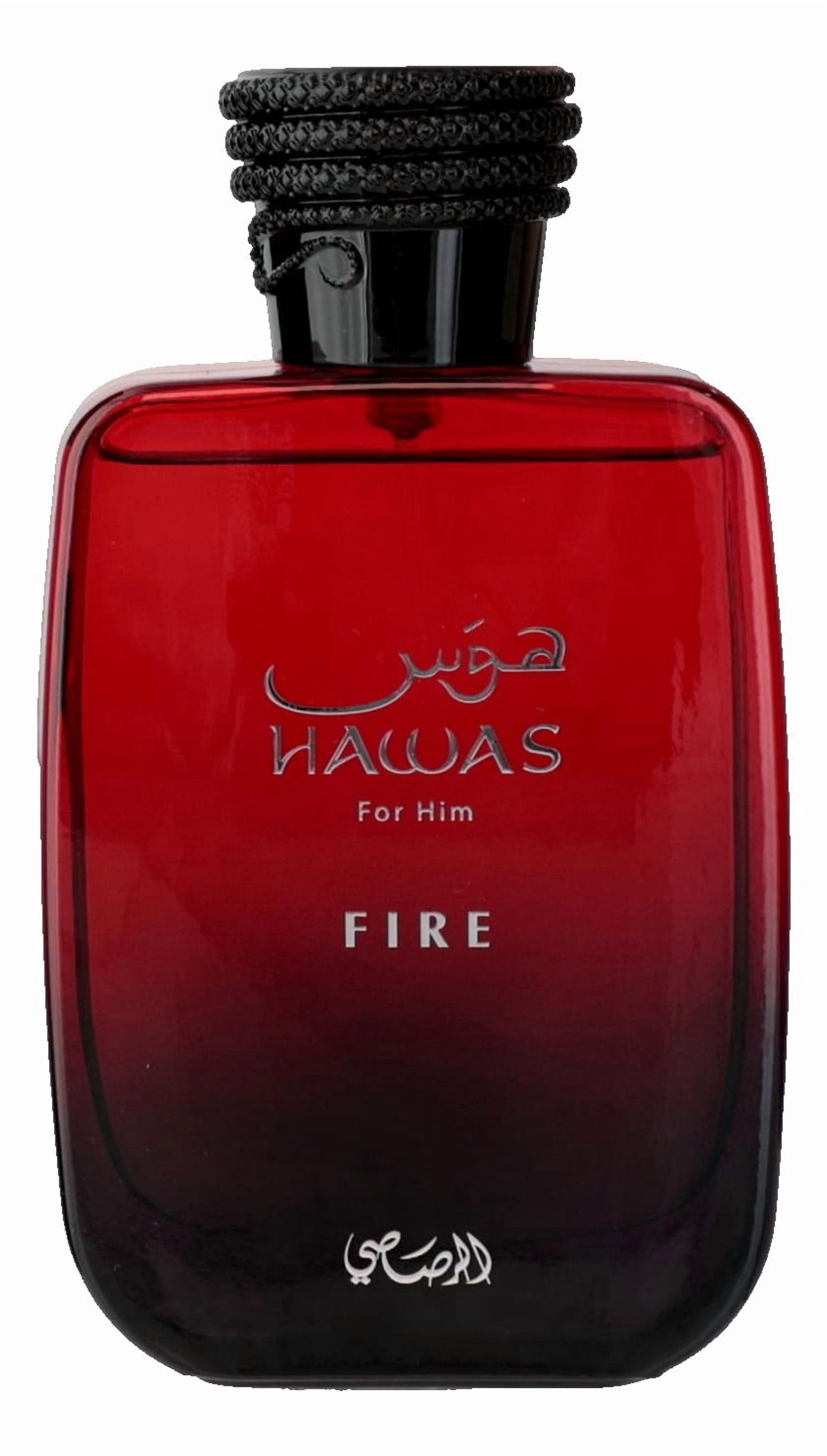 Hawas Fire by Rasasi for Men - 3.38 oz EDP Spray