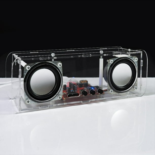 Kit de Altavoz Bluetooth DIY, Miniamplificador de Sonido Estéreo Doméstico USB, Kits Electrónicos DIY para Práctica de Soldadura Sin Carcasa