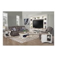 thumbnail image 2 of Bowery Hill Poplar Solid Wood End Table in White and Natural, 2 of 3