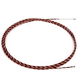 thumbnail image 3 of Cable de acero inoxidable de 32,8 pies, multifuncional, de doble hebra, para tracción de elevación de polipastos., 3 of 14