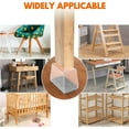 thumbnail image 4 of 16 PCS Rectangular Silicone Chair Leg Protectors for Hardwood Floors, Clear Furniture Leg Caps with Felt Pads, Protect Wood or Tile Floors, Reduce Noise, Easy to Move (0.5" x 2"), 4 of 8