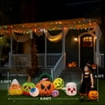 thumbnail image 5 of UBesGoo 8' Halloween Inflatables Decorations, Pumpkins Eyeball Candy Blow Up Yard Decoration Built-in LEDs Lighted, 5 of 8