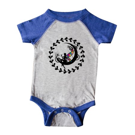 

Inktastic Fairy Silhouette Moon Gift Baby Girl Bodysuit