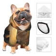 thumbnail image 4 of Uemuo Lakeside Flower Field Cat for Winter Dog Hoodie Sweatshirts with Pockets Warm Dog Clothes for Small Dogs Chihuahua-Medium, 4 of 8