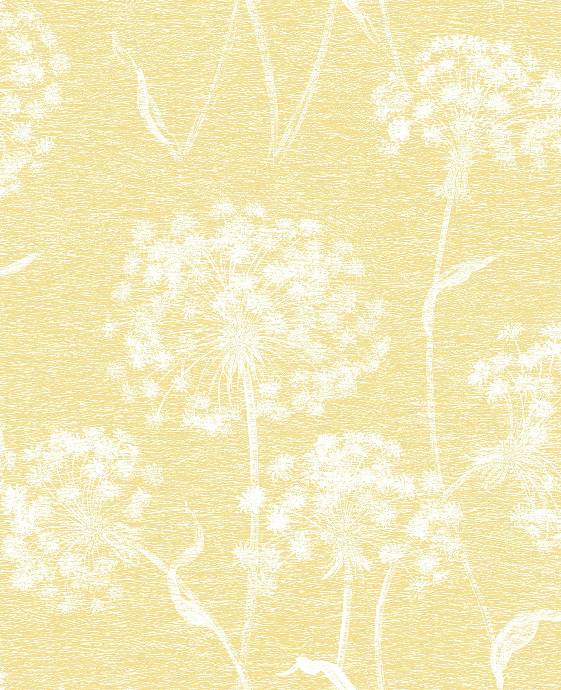 Advantage Garvey Yellow Dandelion Wallpaper