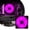 Purple, variant on Computer Case Fan, Czzoypi 120mm RGB PWM Low-Noise CPU Cooler, Hydraulic Bearing 23dB Quiet Cooling Fan with Intelligent Temperature Control 45 CFM, Red