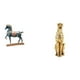 thumbnail image 1 of Majestuosa Escultura De Equino Y Guepardo, Elegante Figura De Animal Para Escritorio, Sala De Estar, Oficina, Mesa, Estantería Y Decoración Del Hogar., 1 of 8