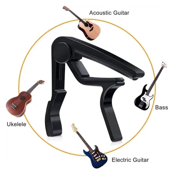 Guitar Capo Aluminum Alloy Quick-Change Clip for Acoustic & Electric Guitars