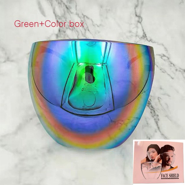 Gafas de protección facial para hombre y mujer, lentes esféricas cubiertas de cara completa, seguridad antipulverización, gafas de sol para ciclismo qiuyongming unisex