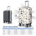 thumbnail image 6 of Bingfone I Love Dogs Luggage Cover Washable Suitcase Cover Protector Anti-scratch Suitcase Cover Fits 18-32 Inch Luggage (without luggage), 6 of 9