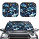 thumbnail image 2 of Fotbe Playful Whales Underwater Scene Juego de 2 Piezas de Parasoles para Parabrisas | Bloqueador Solar para Auto | Accesorios Plegables para Protección Solar Interior-Large, 2 of 6