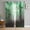 Forest Green, variant on Purple Forest Sheer Curtains 54 Inches Length 2 Panels Set, Window Sheer Curtains for Living Room/Bedroom, Vintage Foggy Woods Tree Light Filtering Rod Pocket Curtain 52'' x 54'' x 2