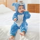 thumbnail image 2 of Body De Bebé Canastilla Onesies Para Niño Pequeño Unisex Mameluco Invierno Otoño Mono De Franela Animal Cosplay Trajes Azul Odeerbi LM103-1749, 2 of 5