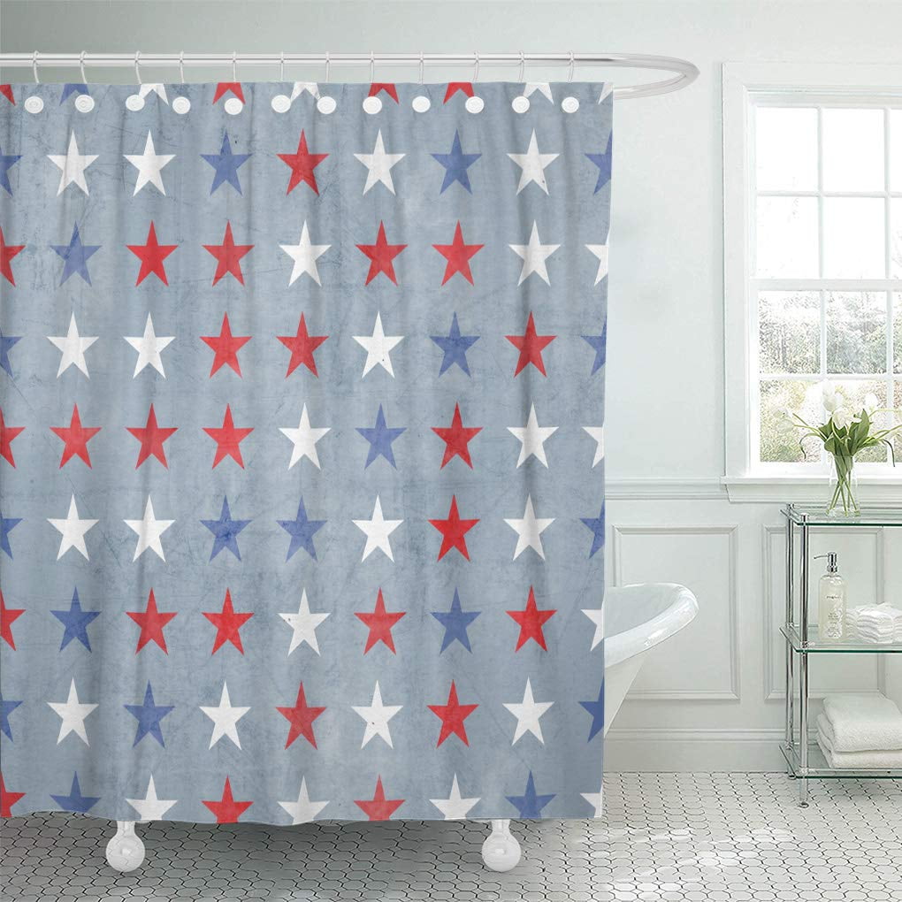 Details about   President's Day USA Flag Blue and Red Balloons Shower Curtain Set Bathroom Decor 