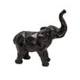 thumbnail image 3 of Sagebrook Home 8" Elephant Figurine, Black, 3 of 6
