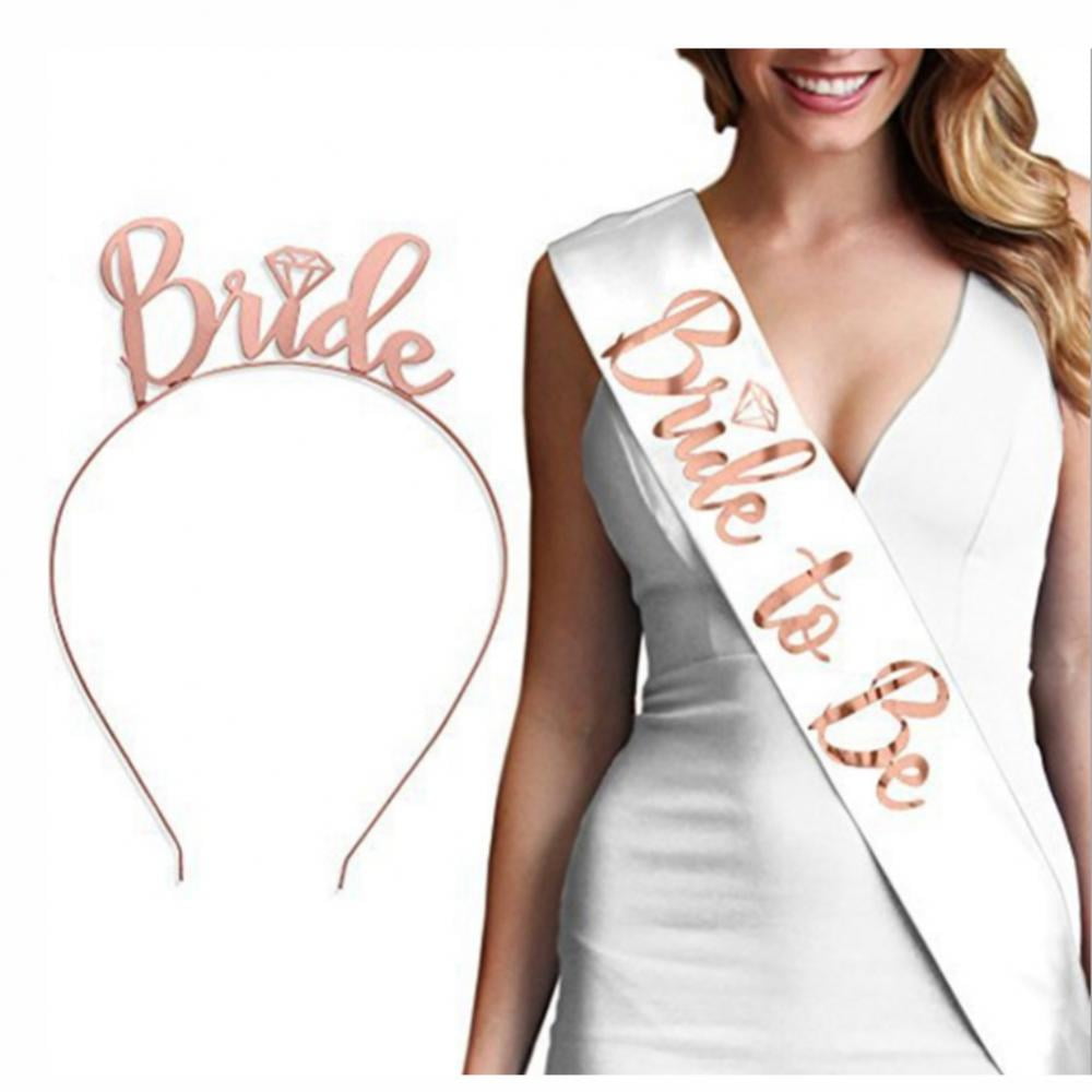 Bride To Be Crown Bachelorette Girls Night Hen Party Do Dress Fancy Accessories 