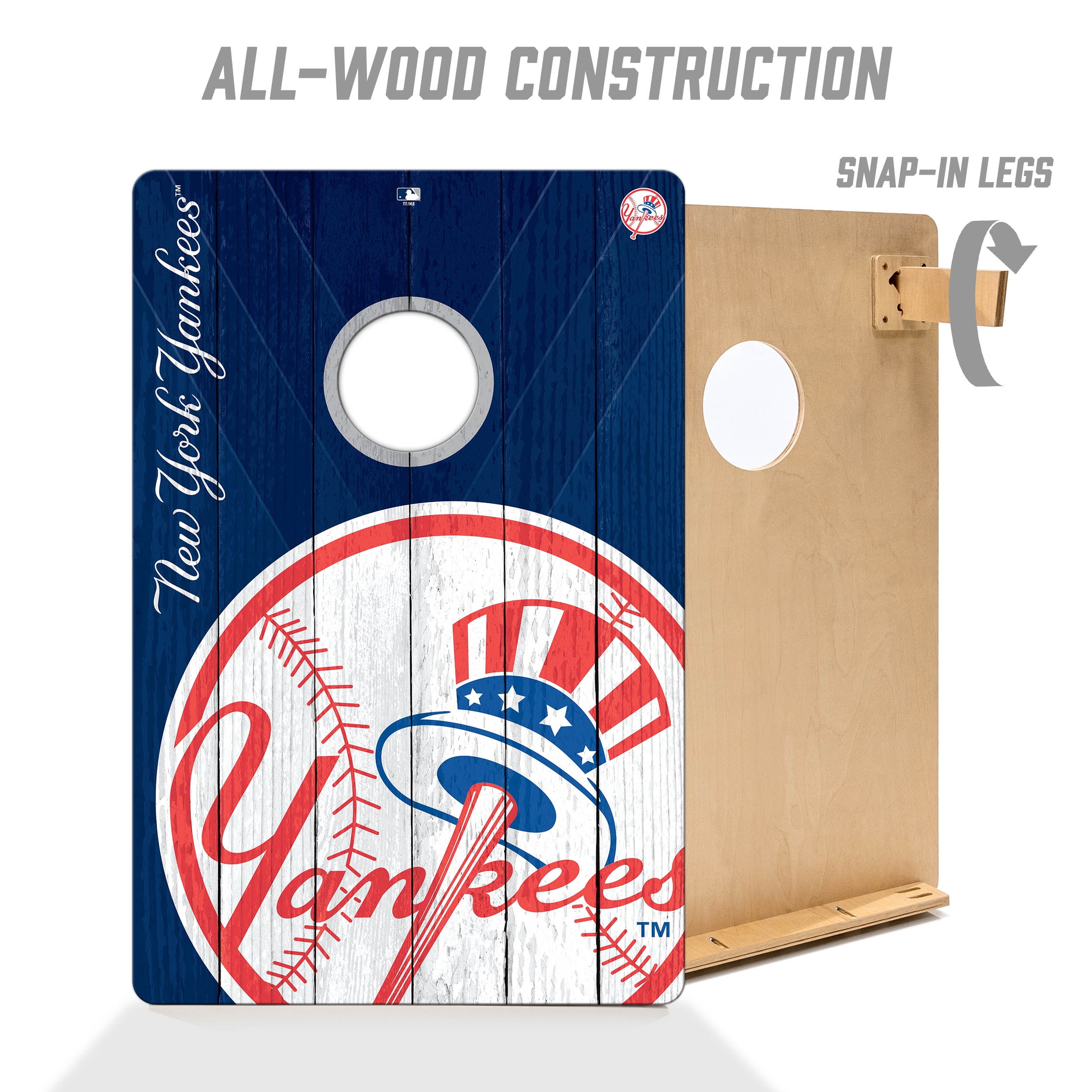 YouTheFan MLB New York Yankees 2' x 3' Cornhole Game