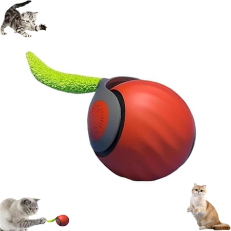 2 Packs Speedy 2.0 Tail 2025 New Speedy 2.0 Tail Cat Toy Interactive Cat Toys for Indoor Cat Turbo Tail 3.0 Smart Interactive Cat Toy Ball