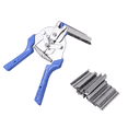 thumbnail image 2 of Hog Ring Plier Tool with 600pcs M Clips Staples Chicken Mesh Cage Wire Fencing Anti-Slip Handle Hand Tools, 2 of 7