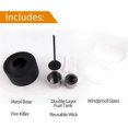 thumbnail image 5 of Small Tabletop Fire Pit Bowl, Mini Portable Table Top Alcohol Fireplace Indoor, Smokeless Clean,black, 5 of 5
