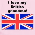 thumbnail image 2 of CafePress - I Love My British Grandma Body Suit - Baby Light Bodysuit, Size Newborn - 24 Months, 2 of 4