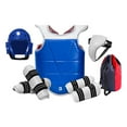 thumbnail image 2 of Equipo de Entrenamiento de Taekwondo, Equipo de Entrenamiento de Karate, Protectores Acolchados para Cabeza Y Pecho, Conjunto Completo de Protección P SG, 2 of 8