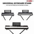 thumbnail image 2 of 5 Core Keyboard Stand Digital Piano Riser Adjustable X Style Electric Key Board Casio Synth Holder Foldable Portable Fits 54 61 88 Keys - Ks 1x - Ks 1x Blu, 2 of 5