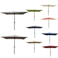 thumbnail image 2 of Yesurprise 6x9ft Patio Umbrella, Market Table Umbrella with Crank and Push Button Tilt Without Flap, Outdoor Waterproof Umbrella for Garden, Deck, Backyard, Pool and Beach, 2 of 8