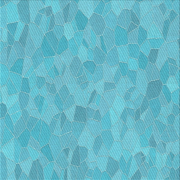 Ahgly Company Machine Washable Indoor Square Transitional Dark Turquoise Green Area Rugs, 7' Square