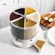 thumbnail image 1 of Contenedor de almacenamiento de cereales six en un con tapas, a prueba de de plástico contenedores de almacenamiento de alimentos secos BLESIY contenedor de almacenamiento de cereales, 1 of 8