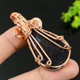 thumbnail image 3 of Natural Purple Labradorite Gemstone Copper Wire Wrap Gift Pendant 2.48, 3 of 3