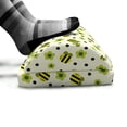 thumbnail image 5 of Flowers Insects Foot Rest, Repeating Pattern of Happy Bees and Flower Motifs, Non-Slip Backing Adjustable Ergonomic Memory Foam Leg Support for Office, Apple Green Yellow, by Ambesonne, 5 of 5
