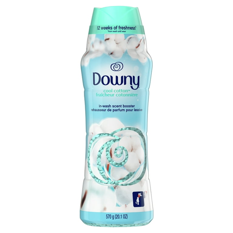 Downy Unstopables Cool Cotton In-Wash Scent Booster Beads, 18.2 oz