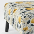 thumbnail image 5 of Designart "Yellow Bohemian Bliss Floral Pattern" Upholstered Floral Accent Chair and Cottage Arm Chair - Multiple Color & Pattern, 5 of 7