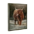 thumbnail image 3 of Stupell Highland Cattle Farmhouse Country Animal Animals & Insects Photography Gray Floater Framed Art Print Wall Art, 3 of 6