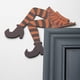 thumbnail image 4 of Inteprter Marco de puerta de Halloween Cajón Pared Ventana Esquina Decoración divertida Fiesta de vacaciones Muebles para el hogar Apliques Rojo Blanco Kits de decoración para fiestas Naranja Inteprter HA063835-03B, 4 of 6