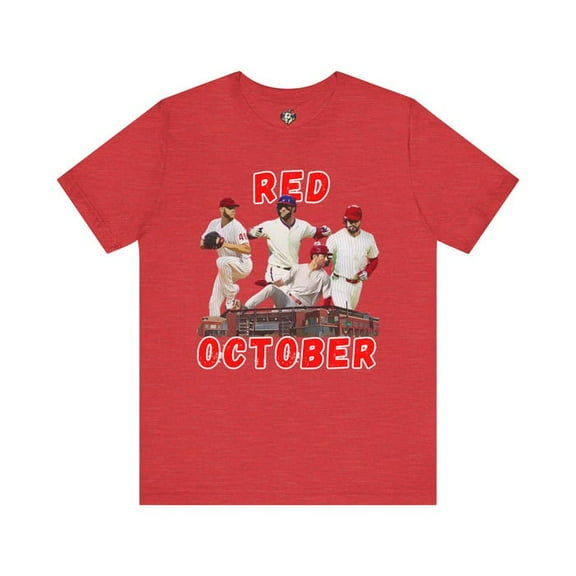Red October Philadelphia Baseball T Shirt