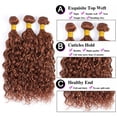 thumbnail image 4 of Hair Bundles MAMART Brown Water Wave, 3 paquetes de 8 a 30 pulgadas, 4 of 9