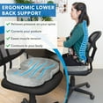 thumbnail image 2 of ErgoActive Cooling Gel Seat Cushion, Perfect for Office Use,  Built In Carry Handle, 2 of 10