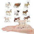 thumbnail image 2 of Juego de figuras de animales de granja, 9 unidades, figuras de juguete de PVC para niños mayores de, 2 of 3