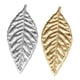 thumbnail image 3 of 100 hojas artificiales de plantas tropicales, hojas de palma para fiesta Luau hawaiana Oro, 3 of 9
