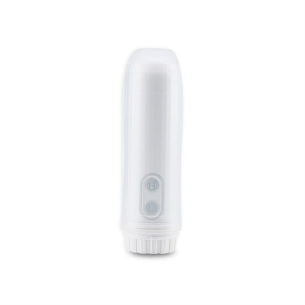 Billuyoard Lavadora de cuerpo eléctrica, rociador de ducha ajustable de 180 grados, baño, Personal a batería, limpieza por Electrodomésticos Blanco