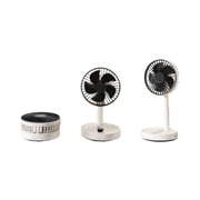 Foldable Table Fan Portable Retractable Desktop Fan USB Rechargeable 3 Speed Quiet Mini Personal Cooling Fan Office Dorm Travel Camping