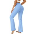 thumbnail image 2 of Yoga Pants Women, Flare Leggings for Women with Pockets Crossover High Waisted Bootcut Yoga Pants, 2 of 7